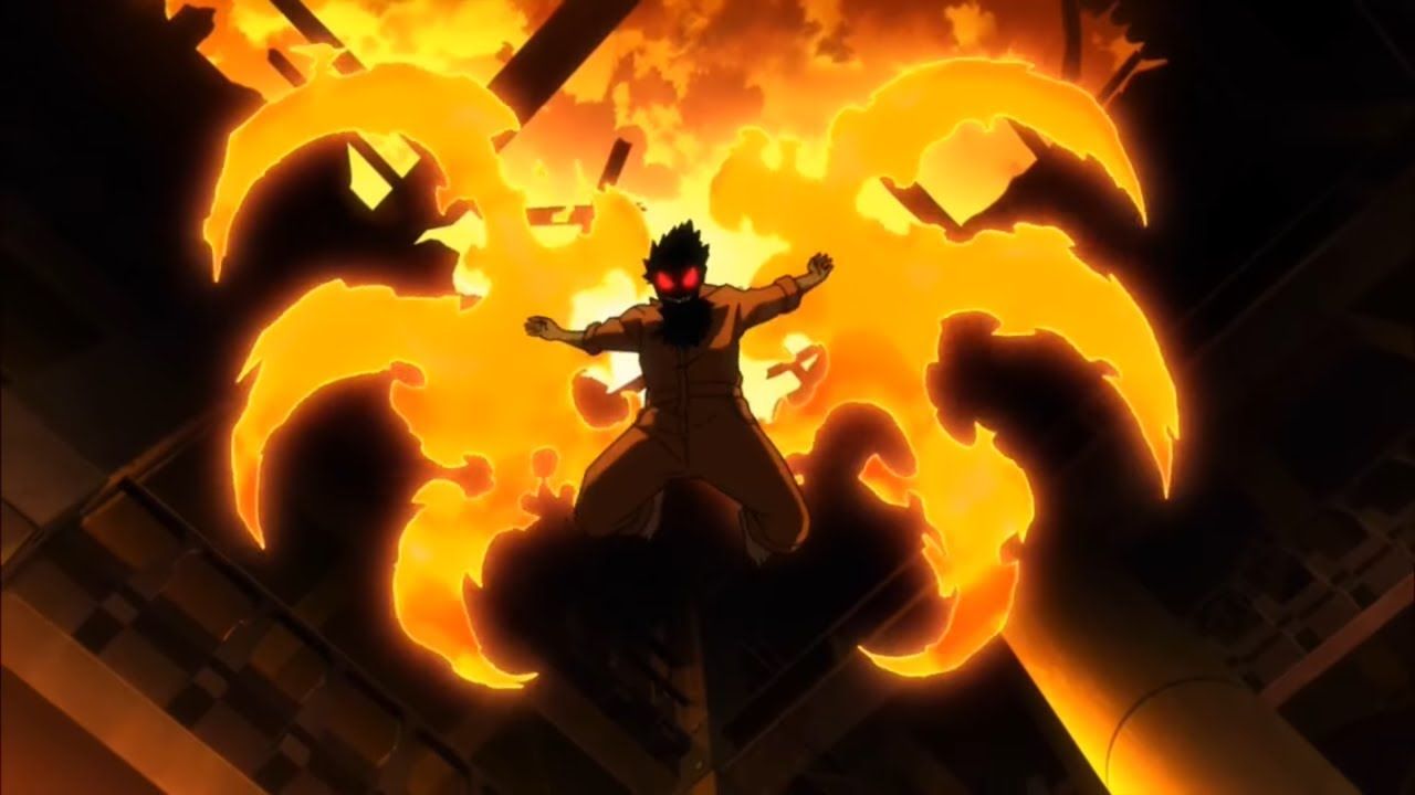 Fire Force Shinra Devil Form