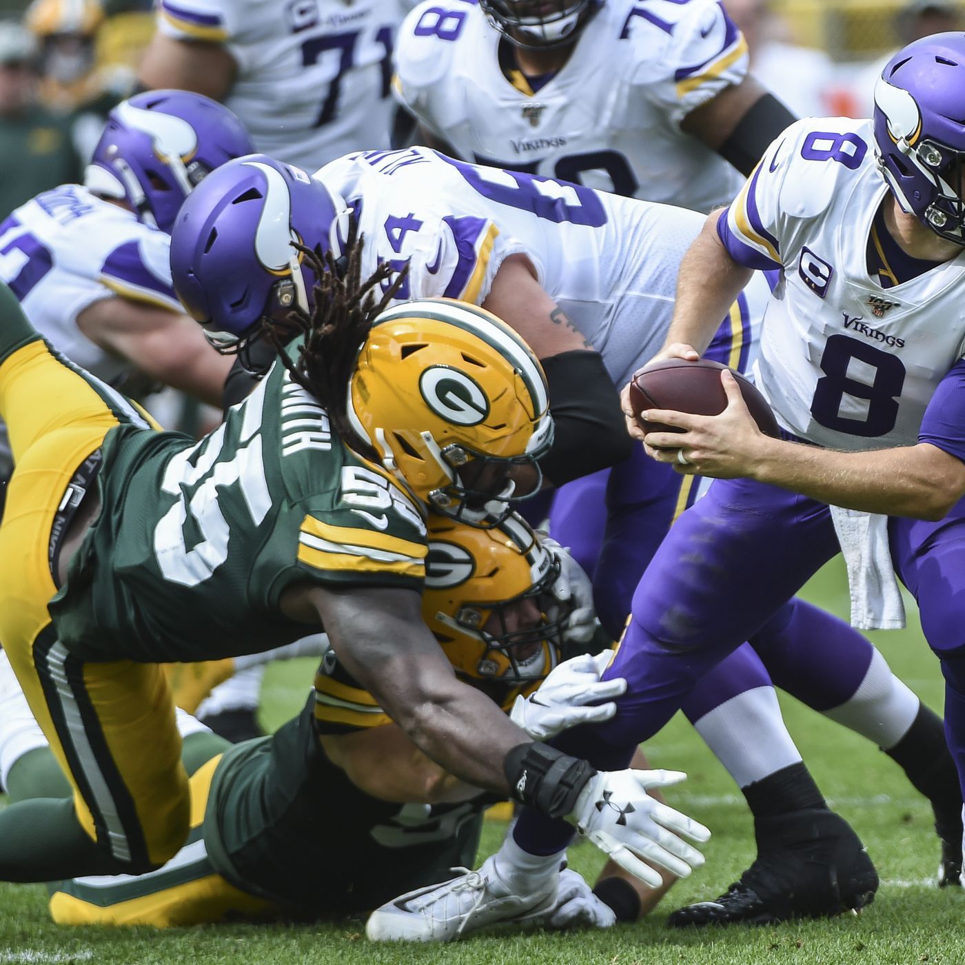 Za'Darius Smith, Packers lead the NFL in pressuring the quarterback Packing Company