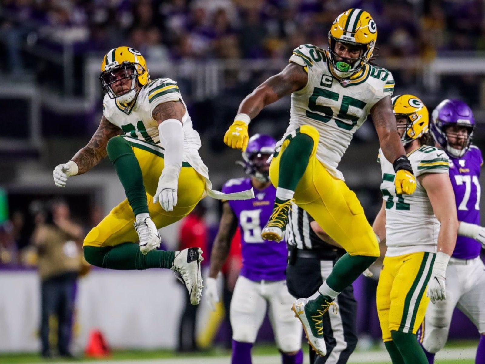 Great Moments From The Packers' Great 23 10 Win Over The Vikings