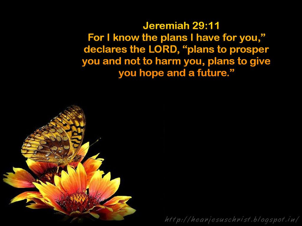 Jeremiah 29:11 Wallpapers.