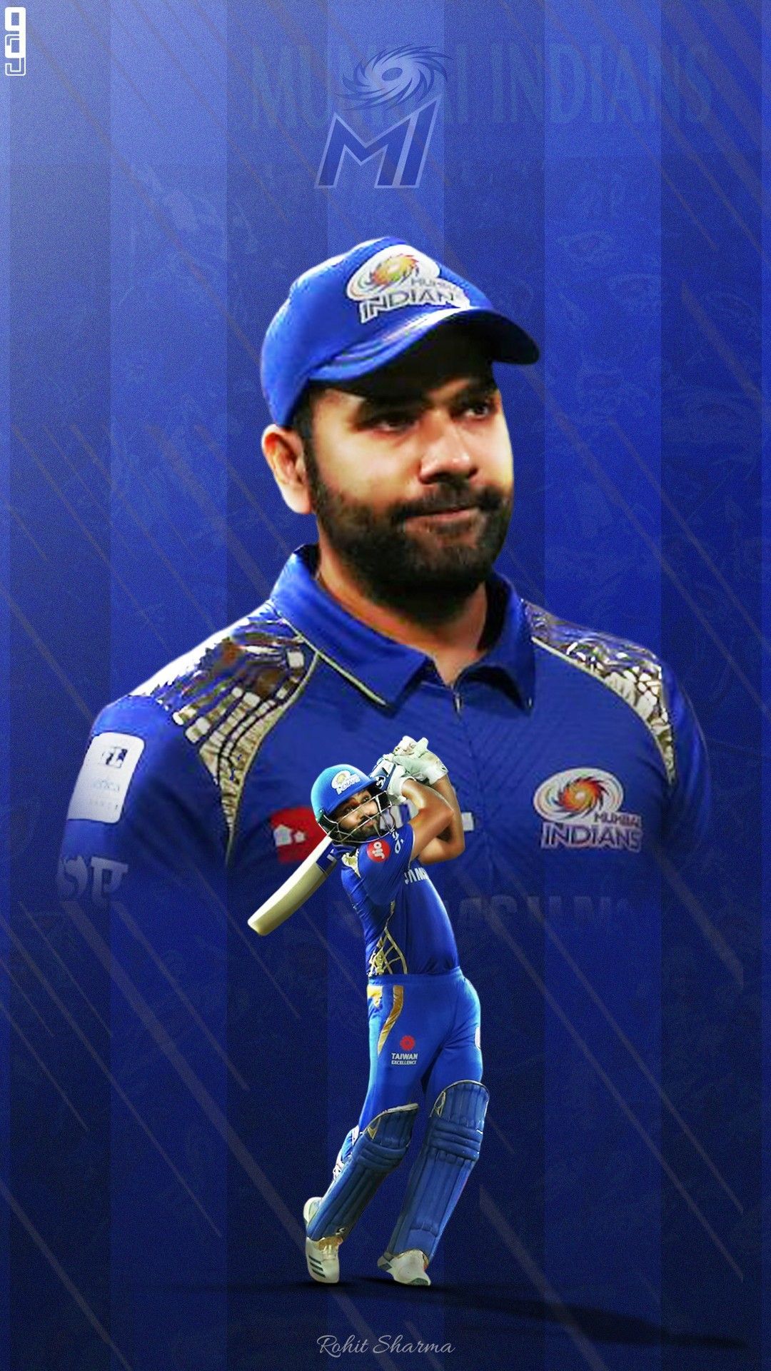 Rohit Sharma MI Wallpapers Wallpaper Cave