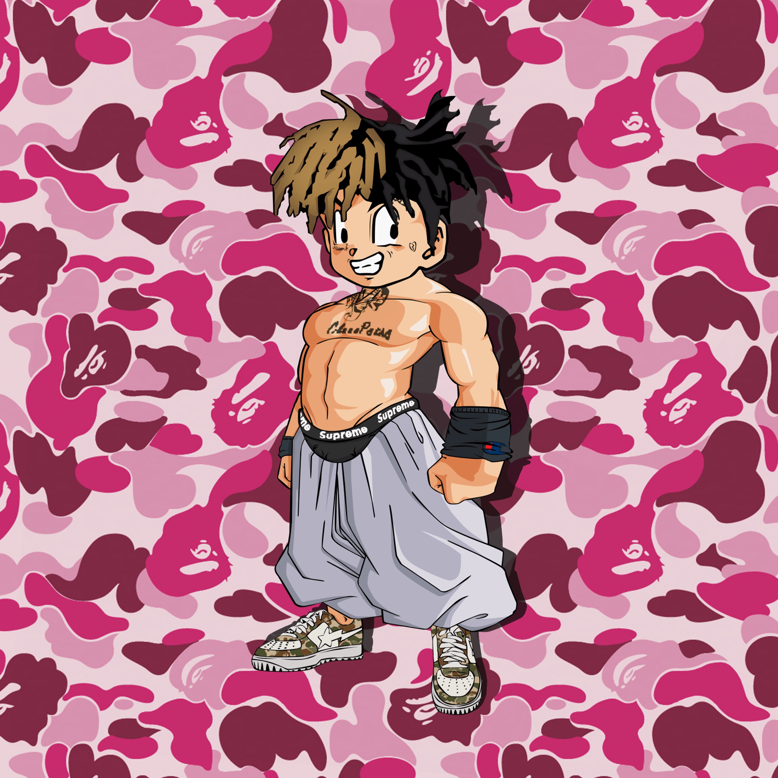 Drip Goku Wallpaper HD, Bape - Wallpaperforu