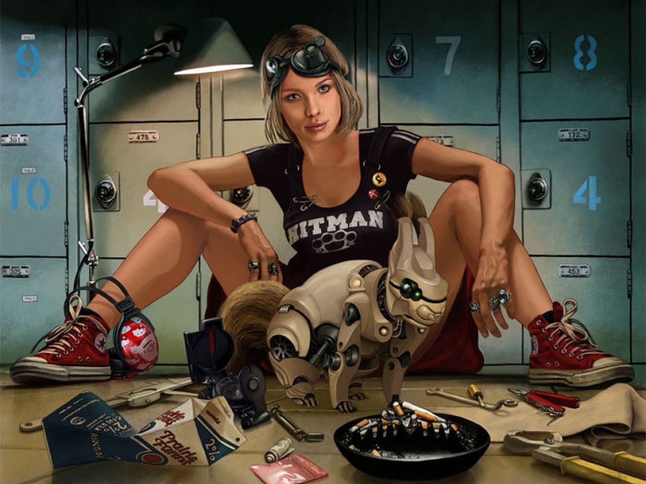 Women Computer Wallpaper, Desktop Backgroundx960. Science fiction art, Cyberpunk, Shadowrun