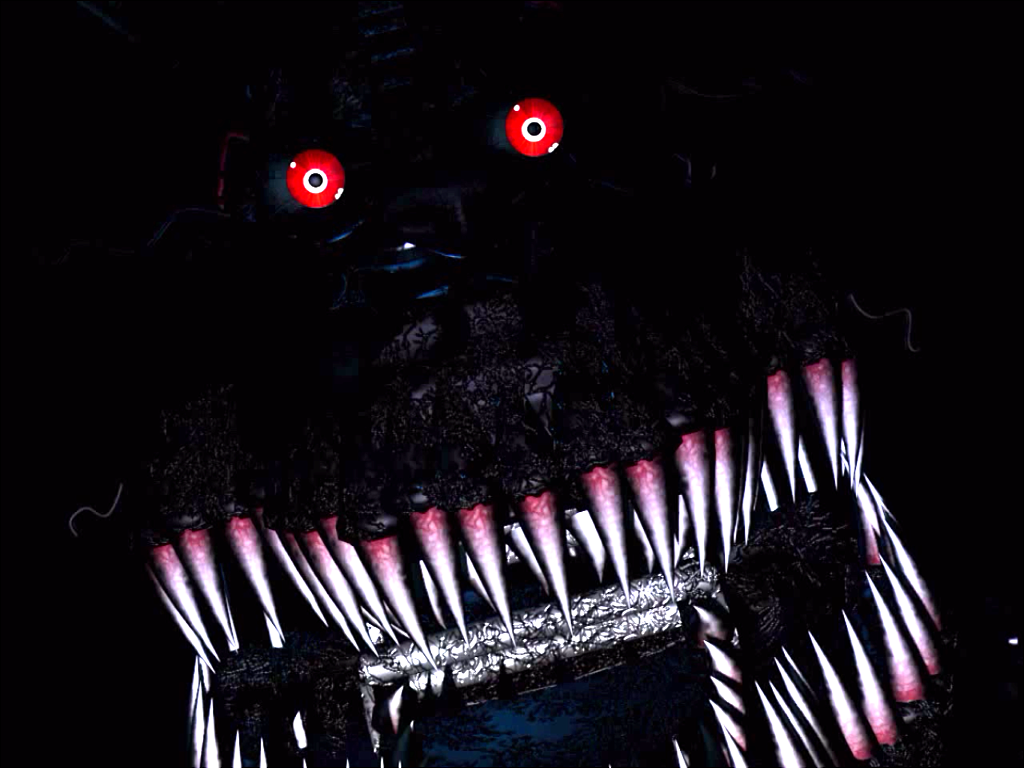 Download Nightmare Foxy - Fredbear Nightmare PNG image for free