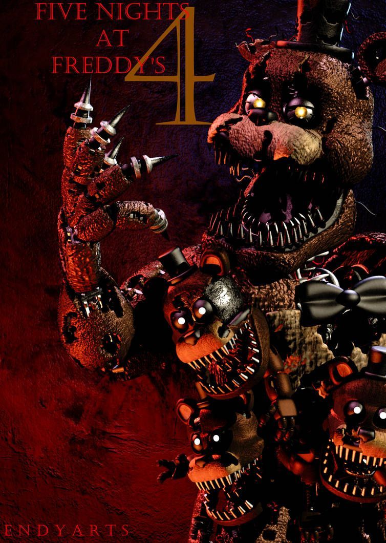 Nightmare, fnaf 4, horror, HD phone wallpaper