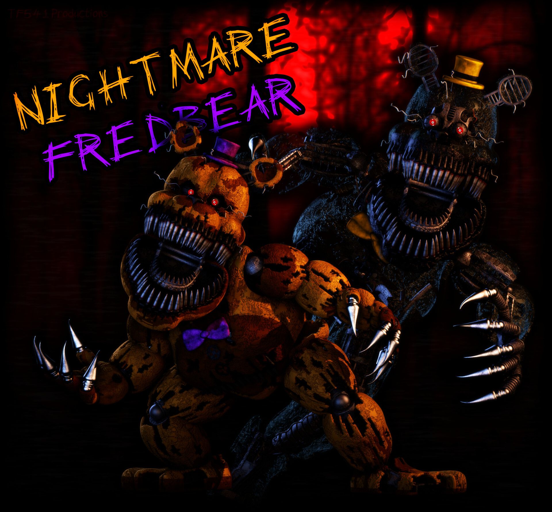 ArtStation - Five Nights at Freddy's 4 Nightmare Animatronics (HW