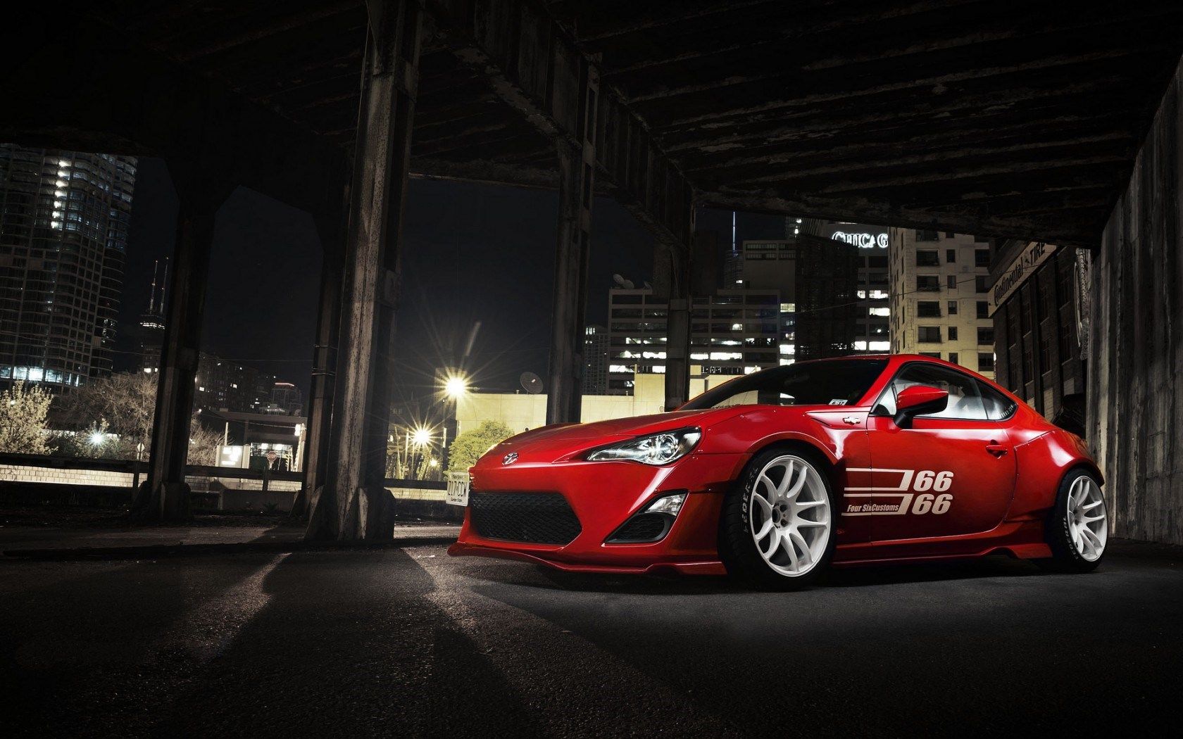 Awesome Red Toyota GT86 Wallpaper 43849 1680x1050px