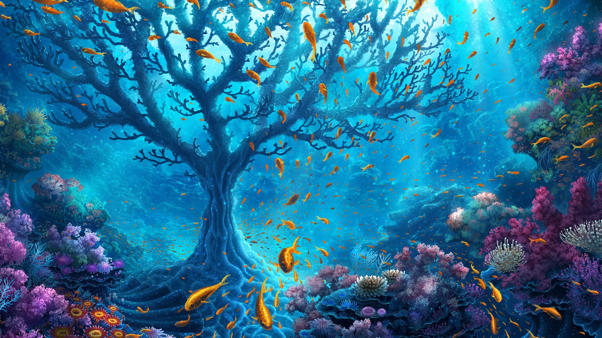 Ocean Tree Laptop Full HD 1080P HD 4k Wallpaper, Image, Background, Photo and Picture