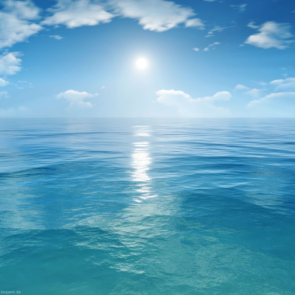 Digital Art Nature Ocean Sea Water iPad Wallpaper Free Download