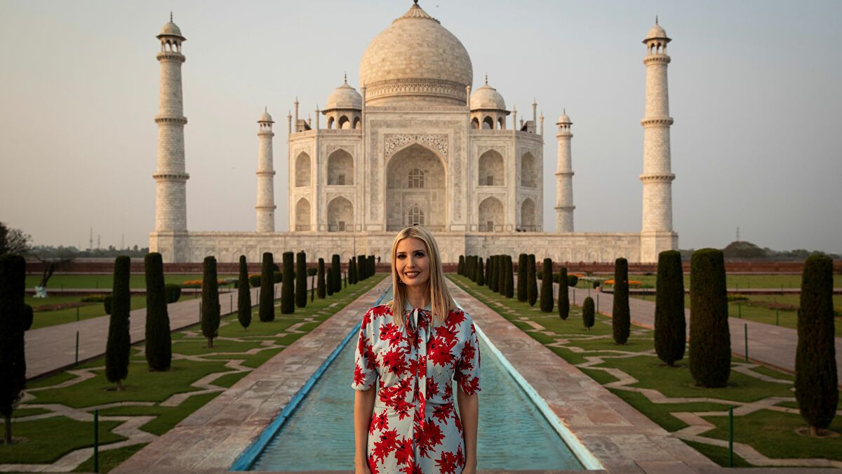 Ivanka Trump Accused of Photohopping Image of Herself at Taj Mahal to Look 'Thinner'