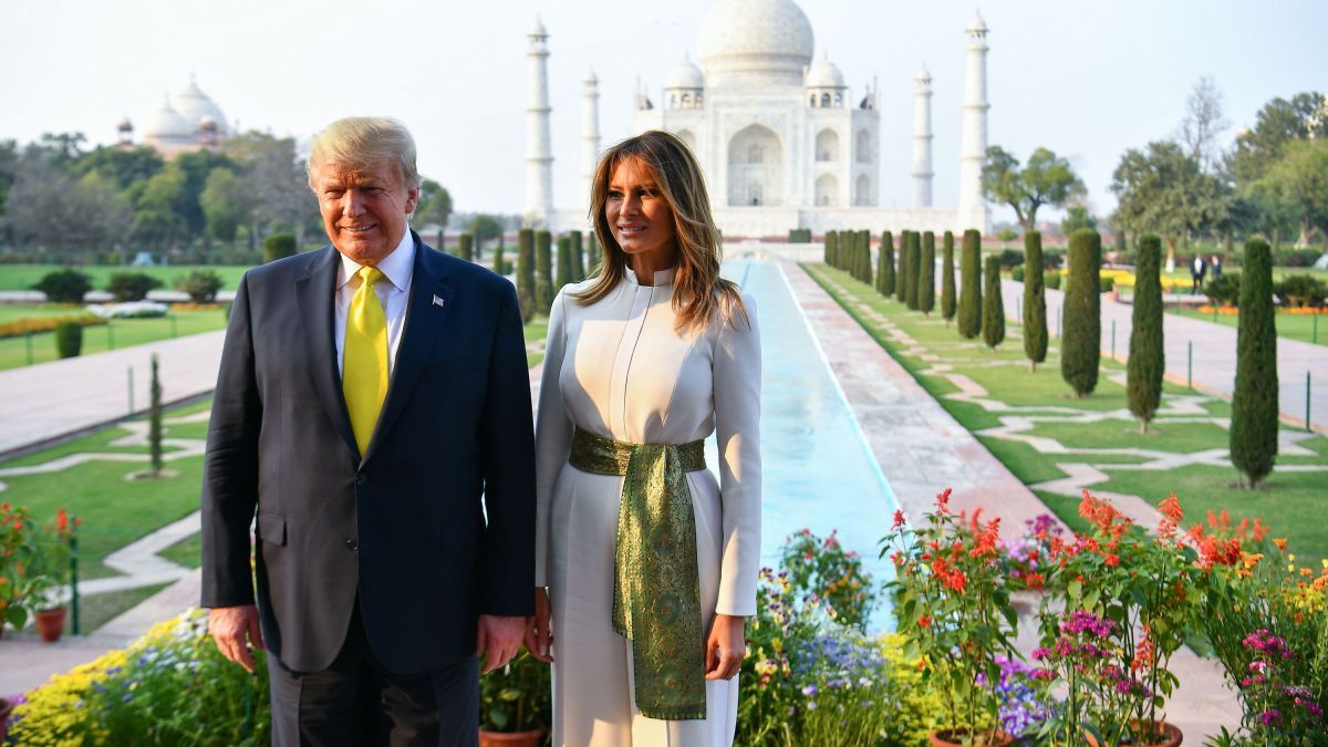 Trumps cherish an iconic moment - touring the Taj Mahal