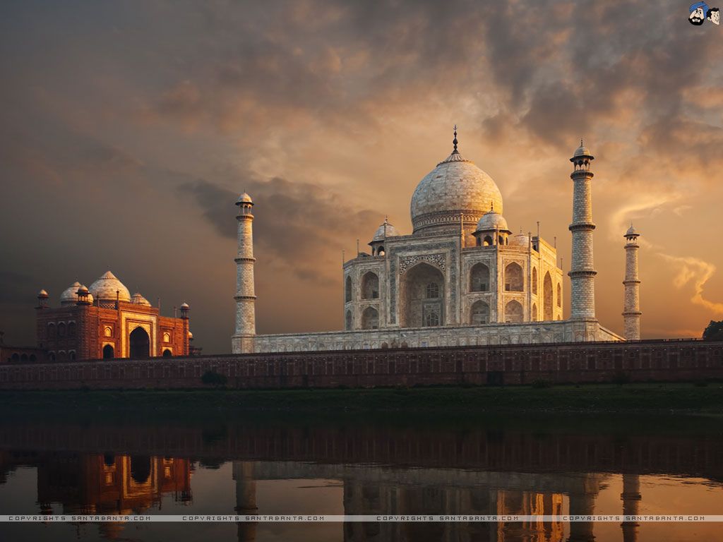 Taj mahal aggra india front side photo Daily pics update HD 1024x768
