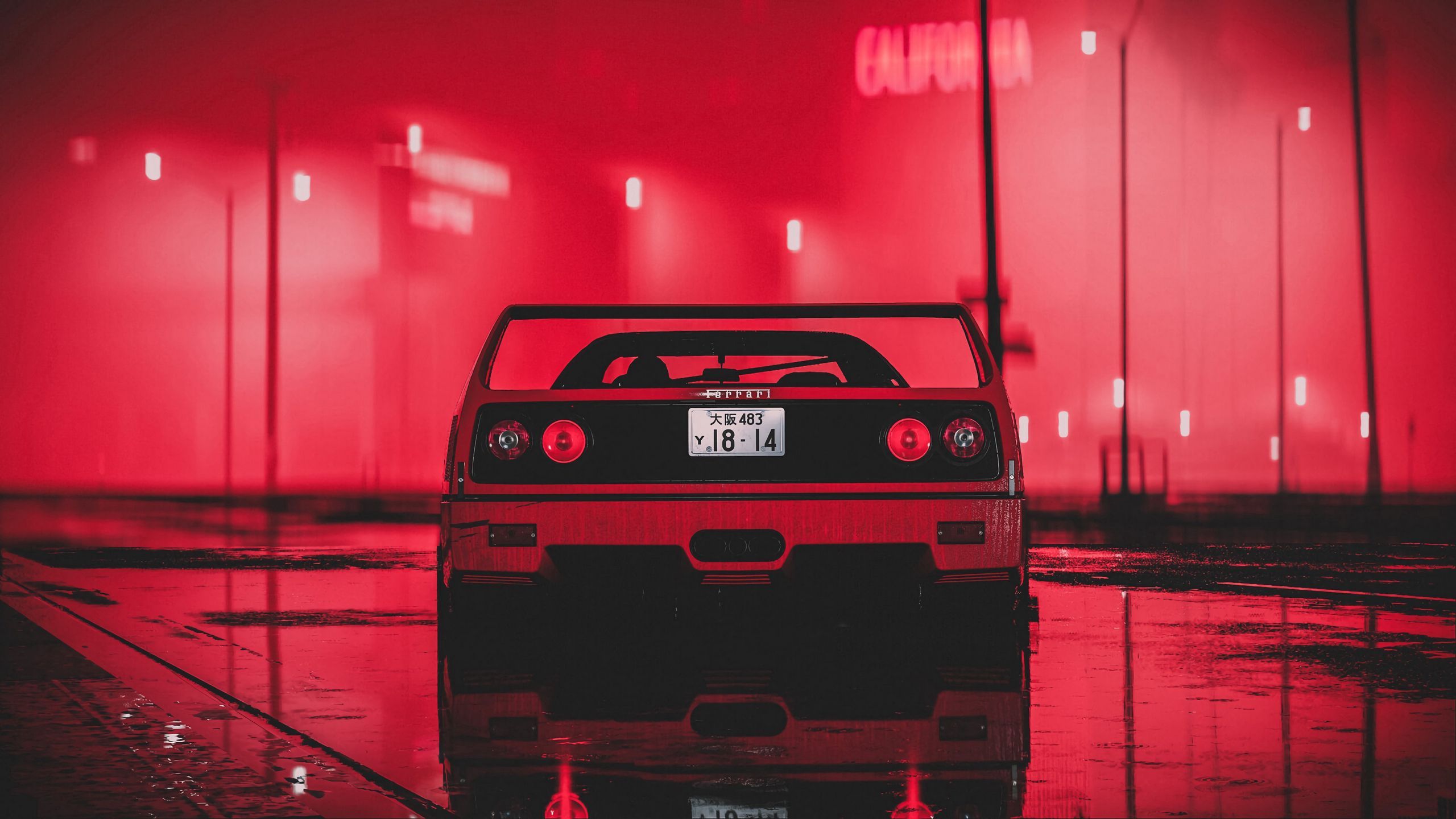 Neon Ferrari Wallpapers - Wallpaper Cave