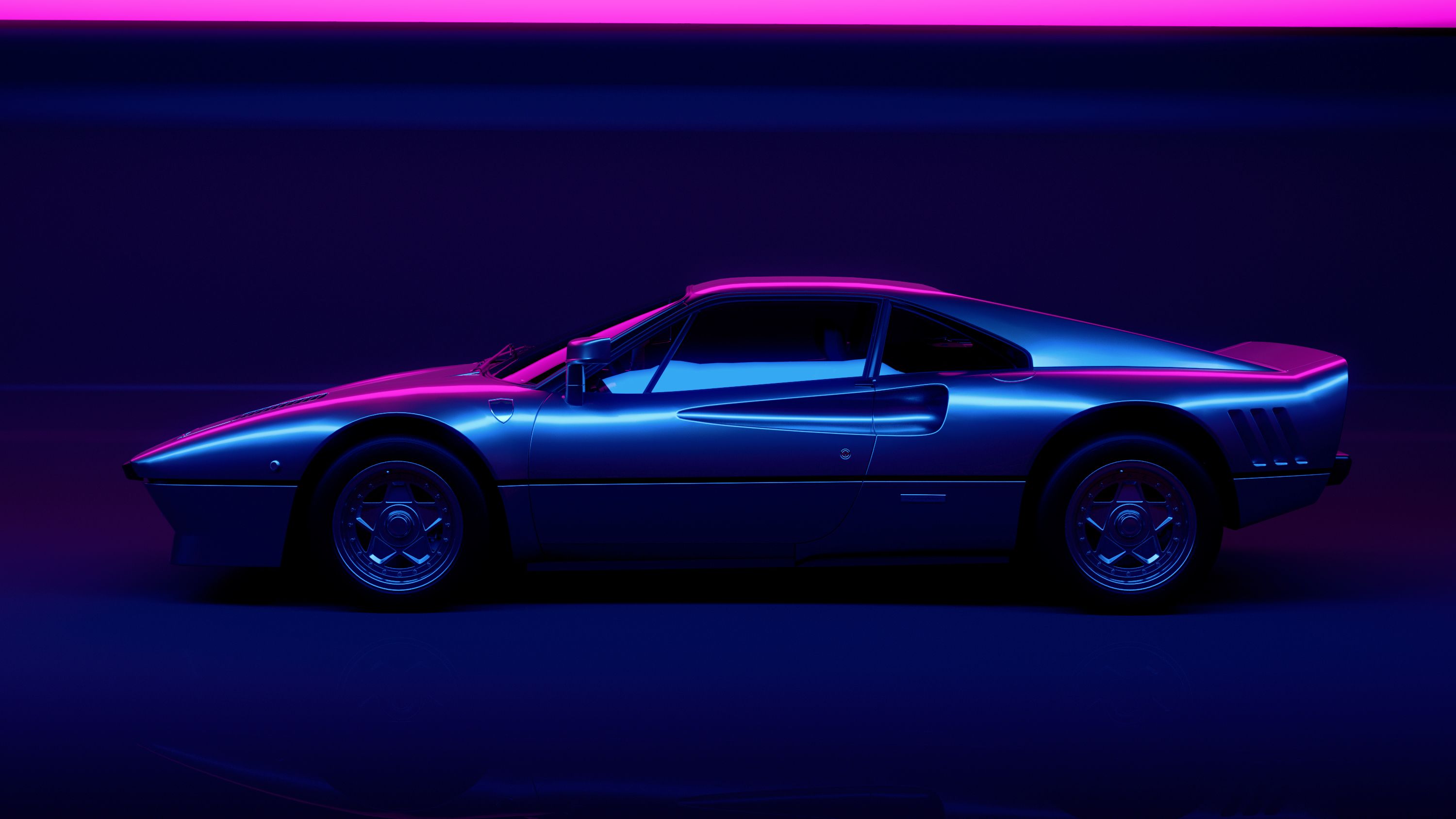 Neon Ferrari Wallpapers - Wallpaper Cave