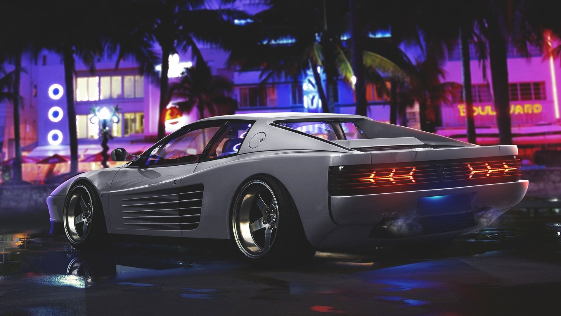 Ferrari Testarossa Wallpaper