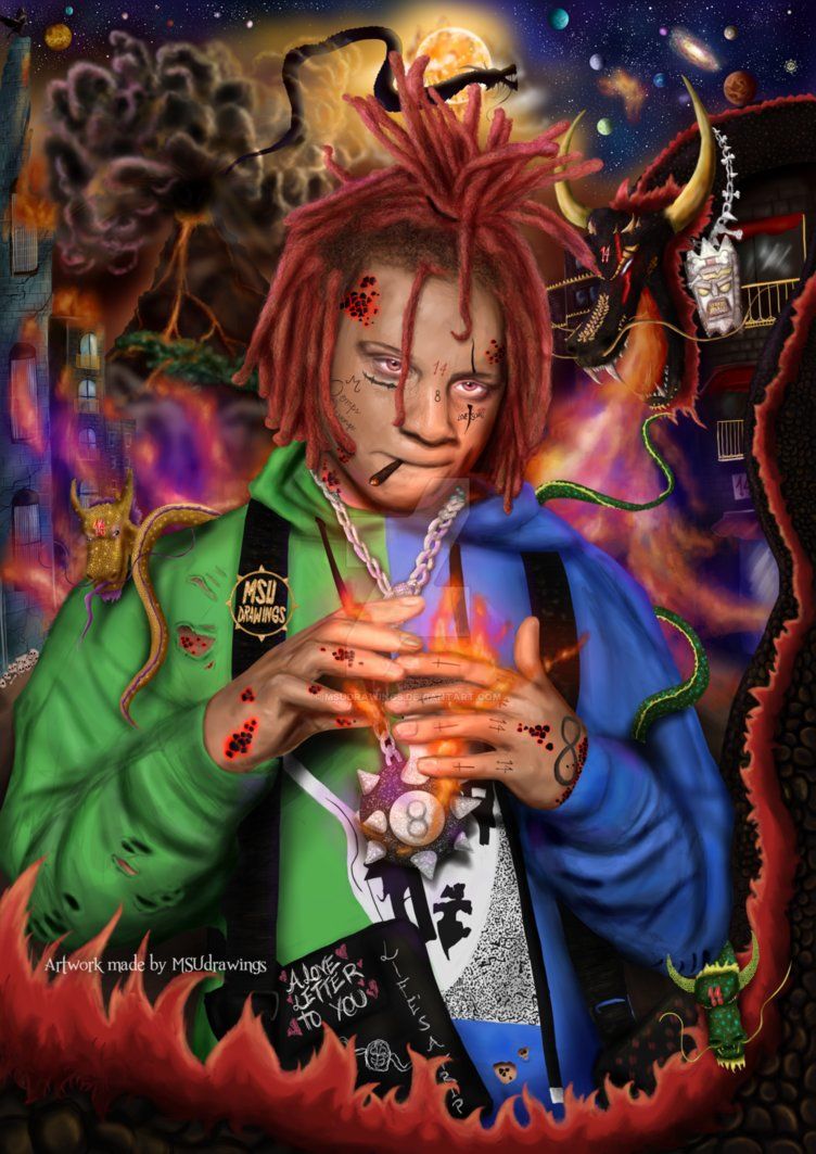 Trippie Redd Cartoon Wallpapers - Wallpaper Cave