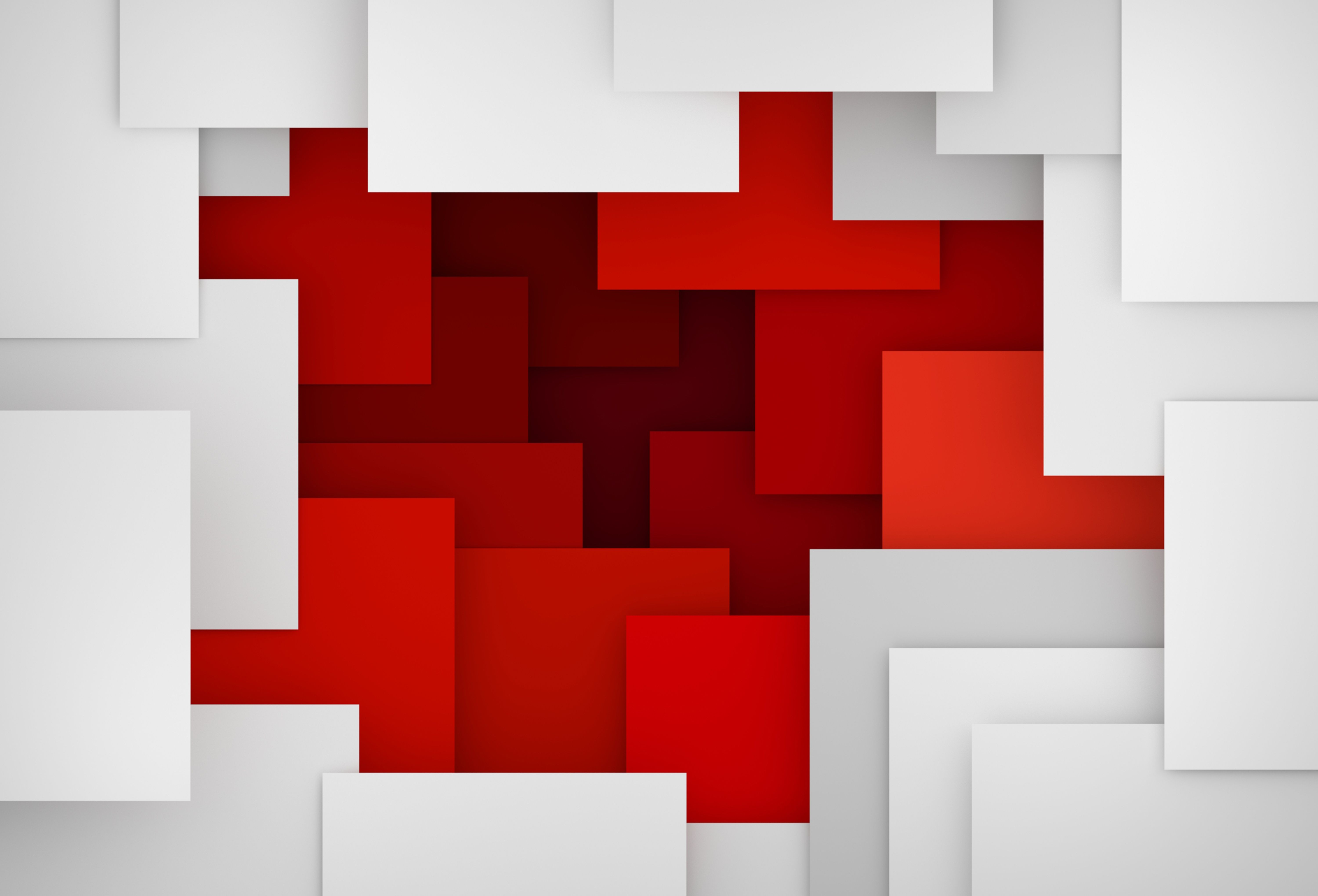 Artistic Geometry Red White, HD Abstract, 4k Wallpaper, Image, Background, Photo and Picture