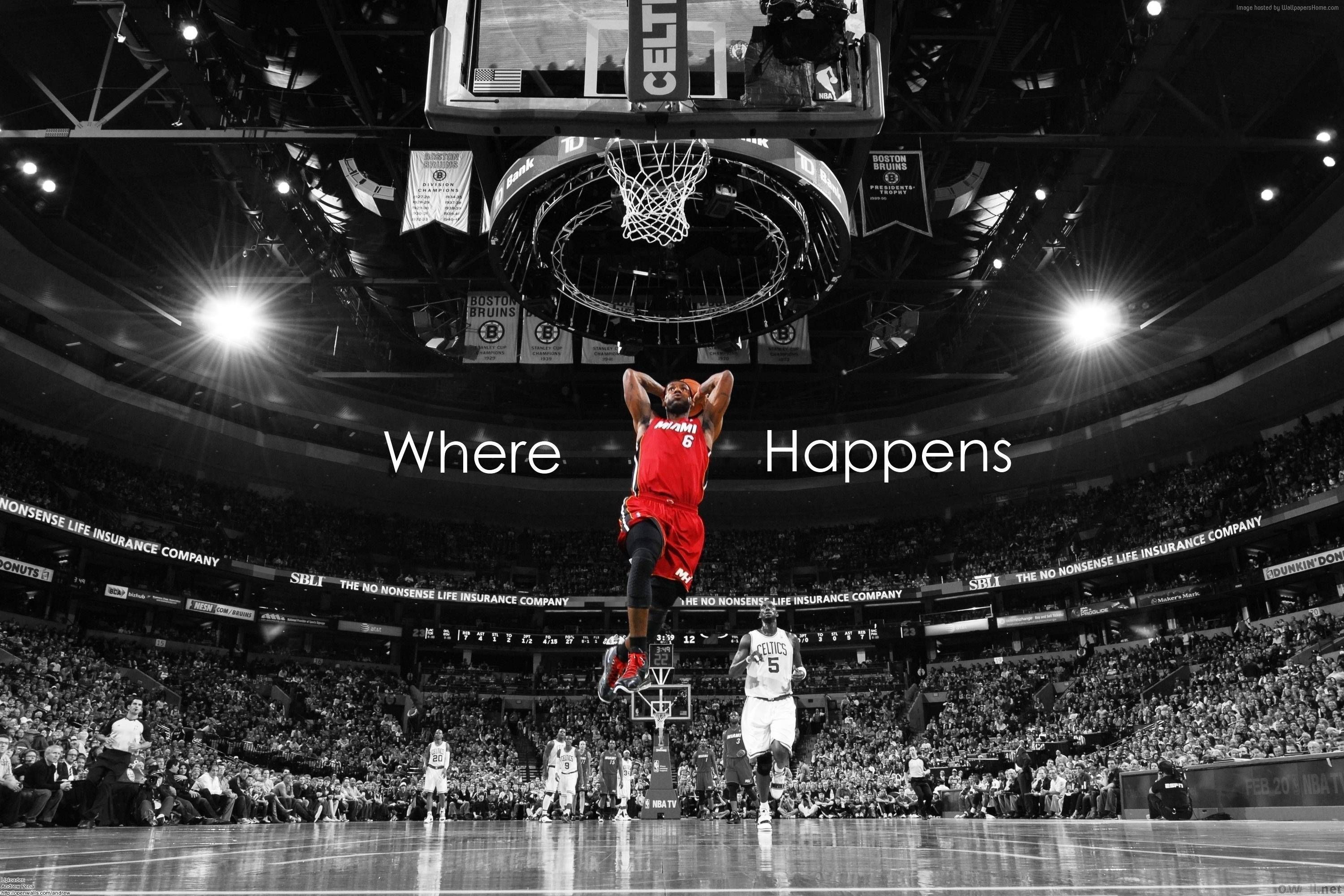 #basketball, #NBA, K, #LeBron James, #Miami Heat HD Wallpaper