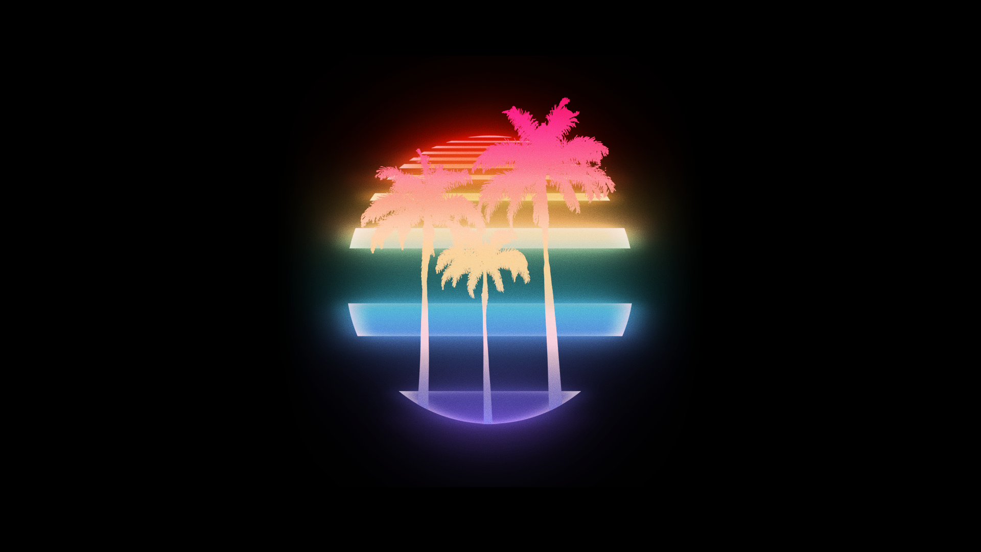 Retro Palm Trees