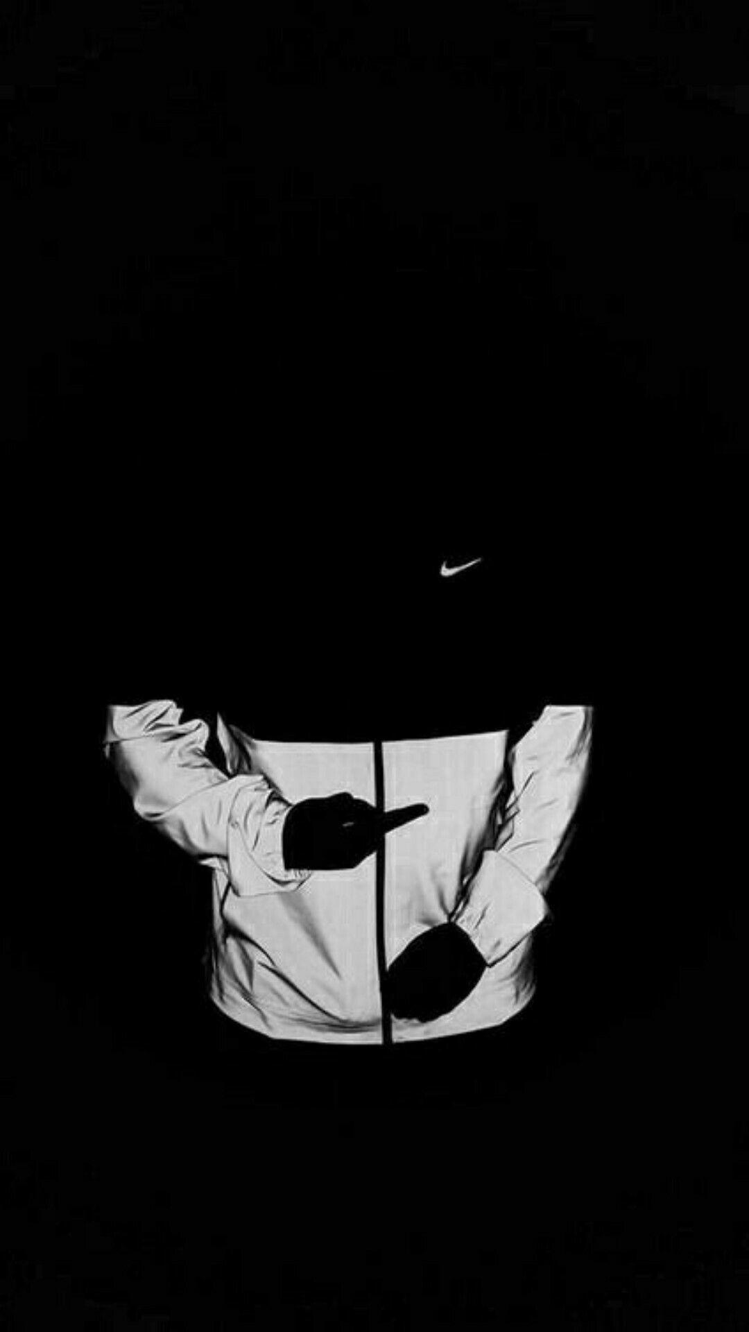 Aesthetic Black And White Nike Wallpaper