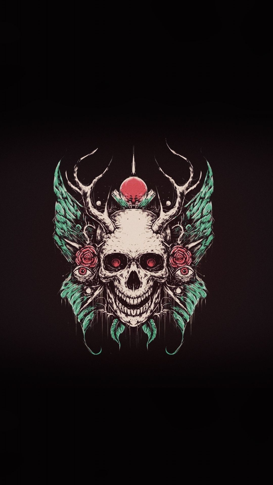 Creepy skull, minimal, 2019 art wallpaper. Art, Artwork, Skull art