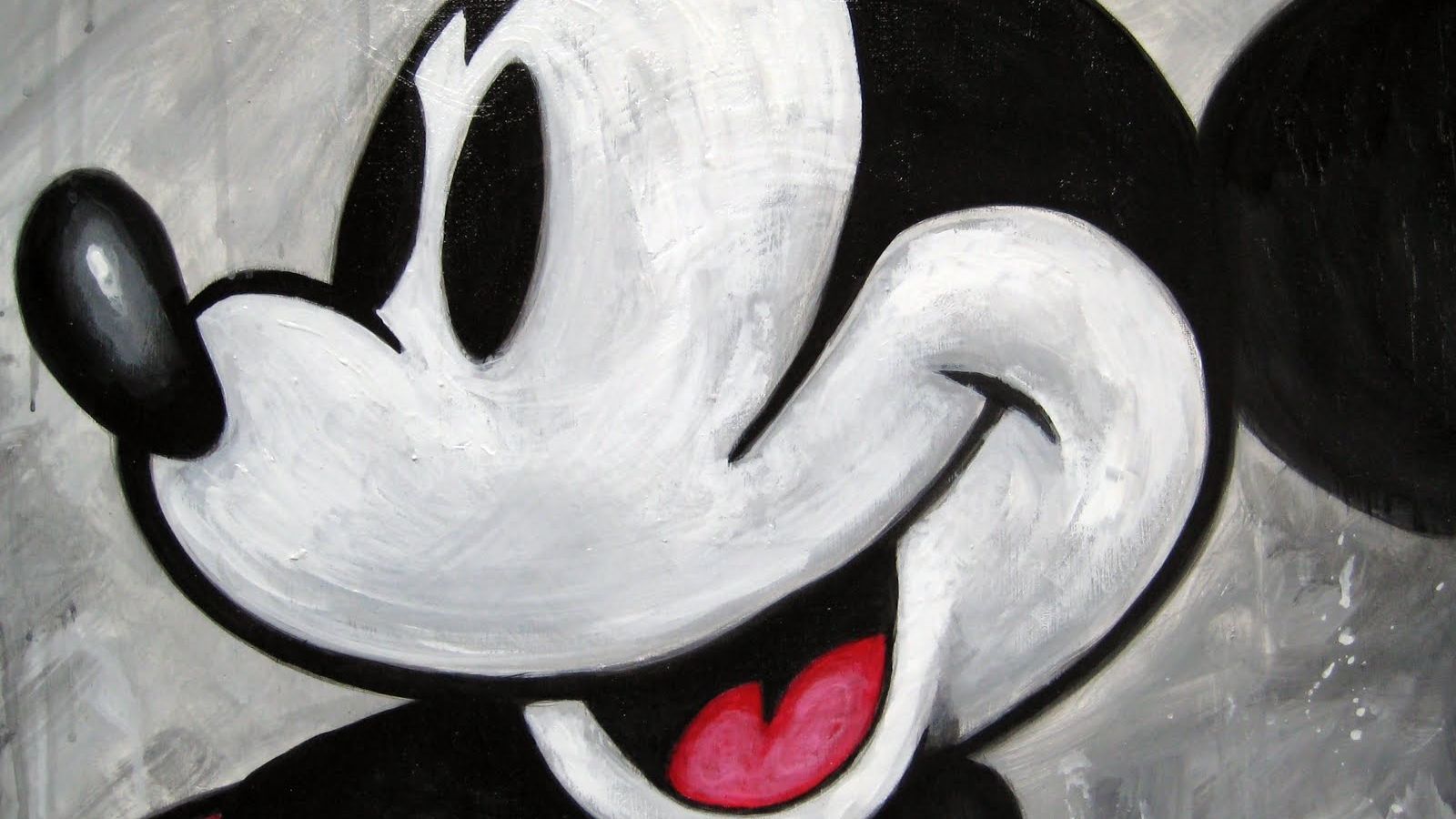 old mickey mouse cartoons in black and white wallpaper