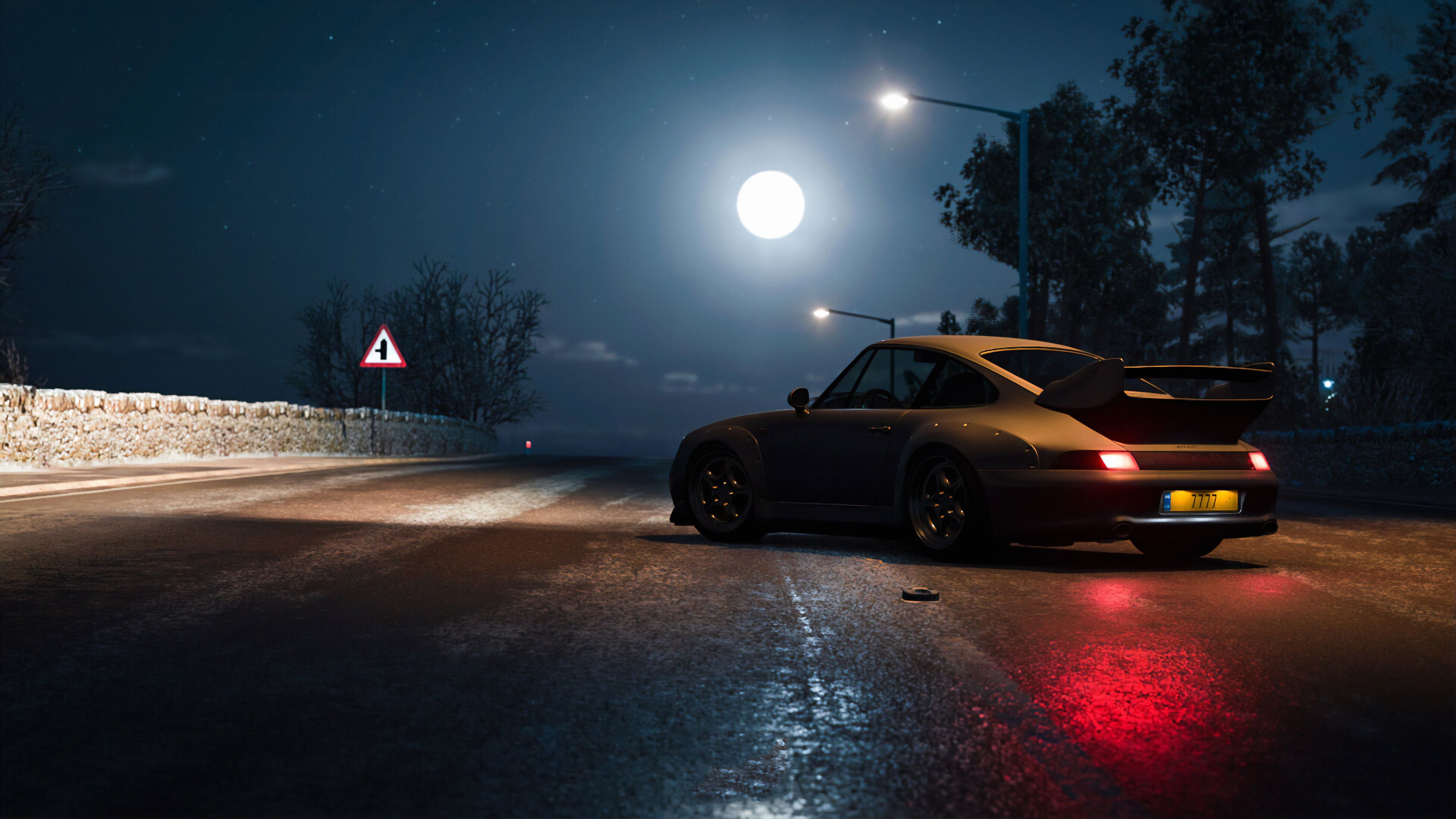 Porsche At Night, HD Cars, 4k Wallpaper, Image, Background, Photo and Picture