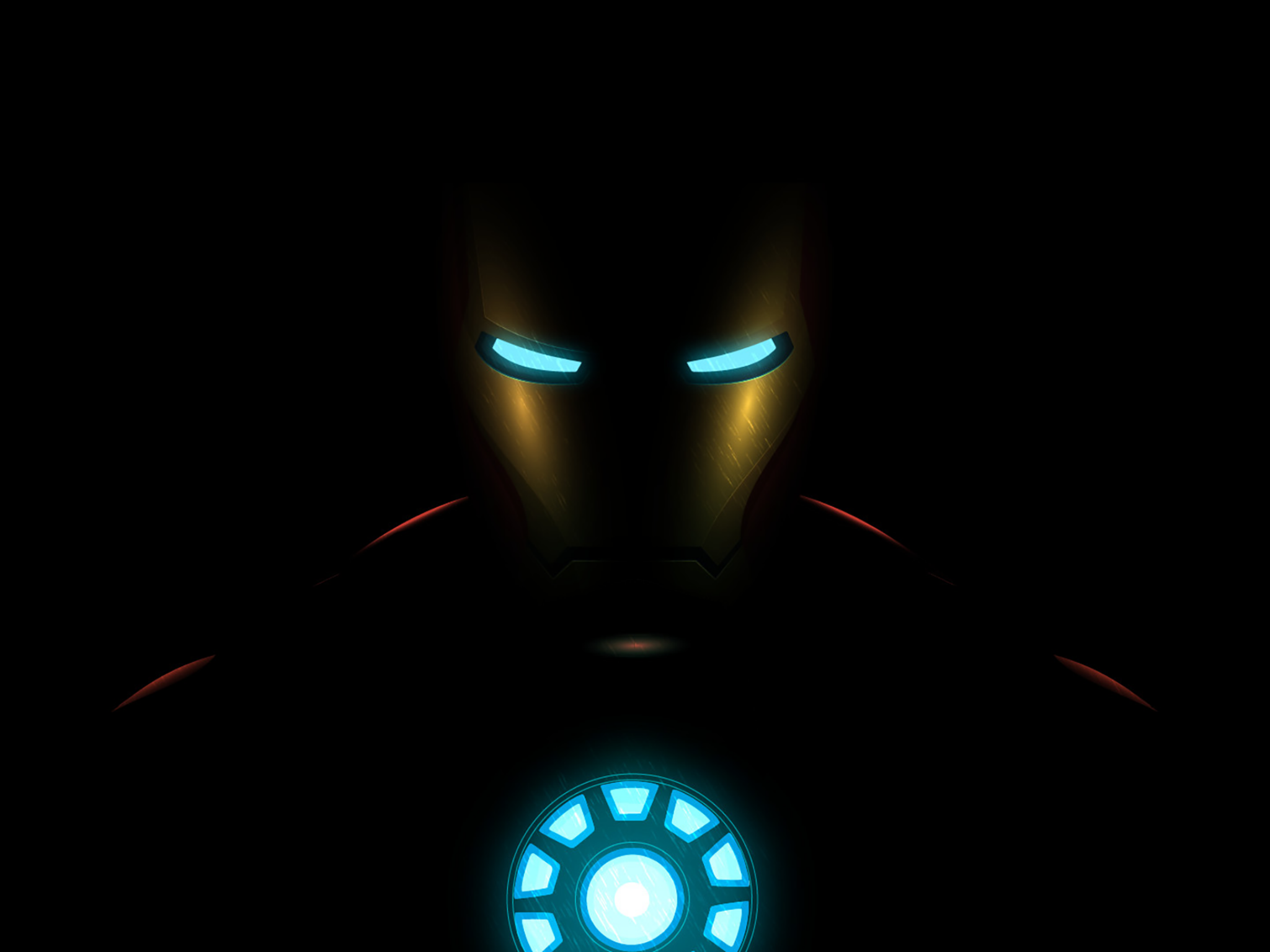 Wallpaper Iron Man, Artwork, Minimal, Dark background, HD, Creative Graphics,. Wallpaper for iPhone, Android, Mobile and Desktop