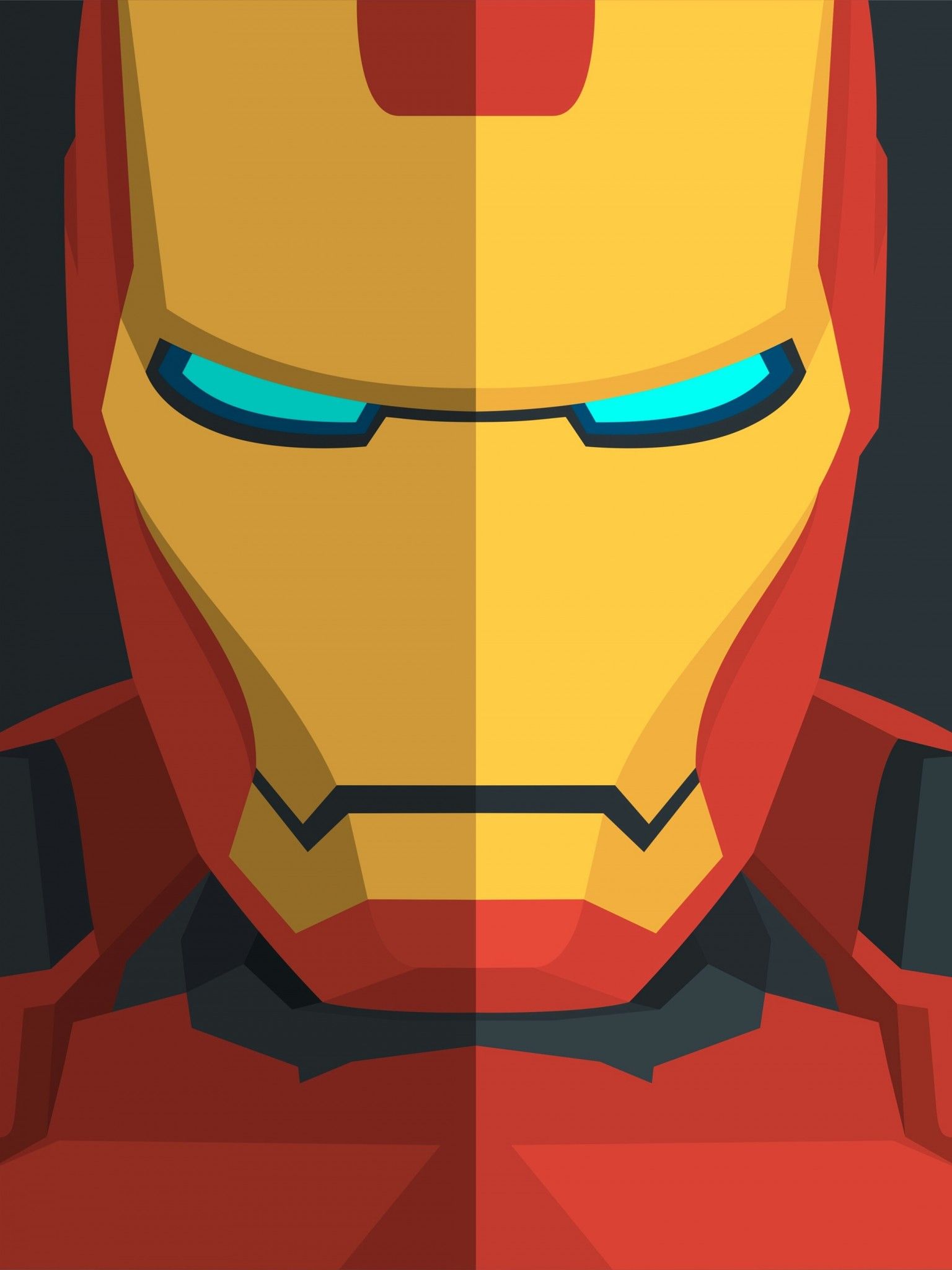 Wallpaper Iron Man, Minimal, HD, 4K, Creative Graphics,. Wallpaper for iPhone, Android, Mobile and Desktop