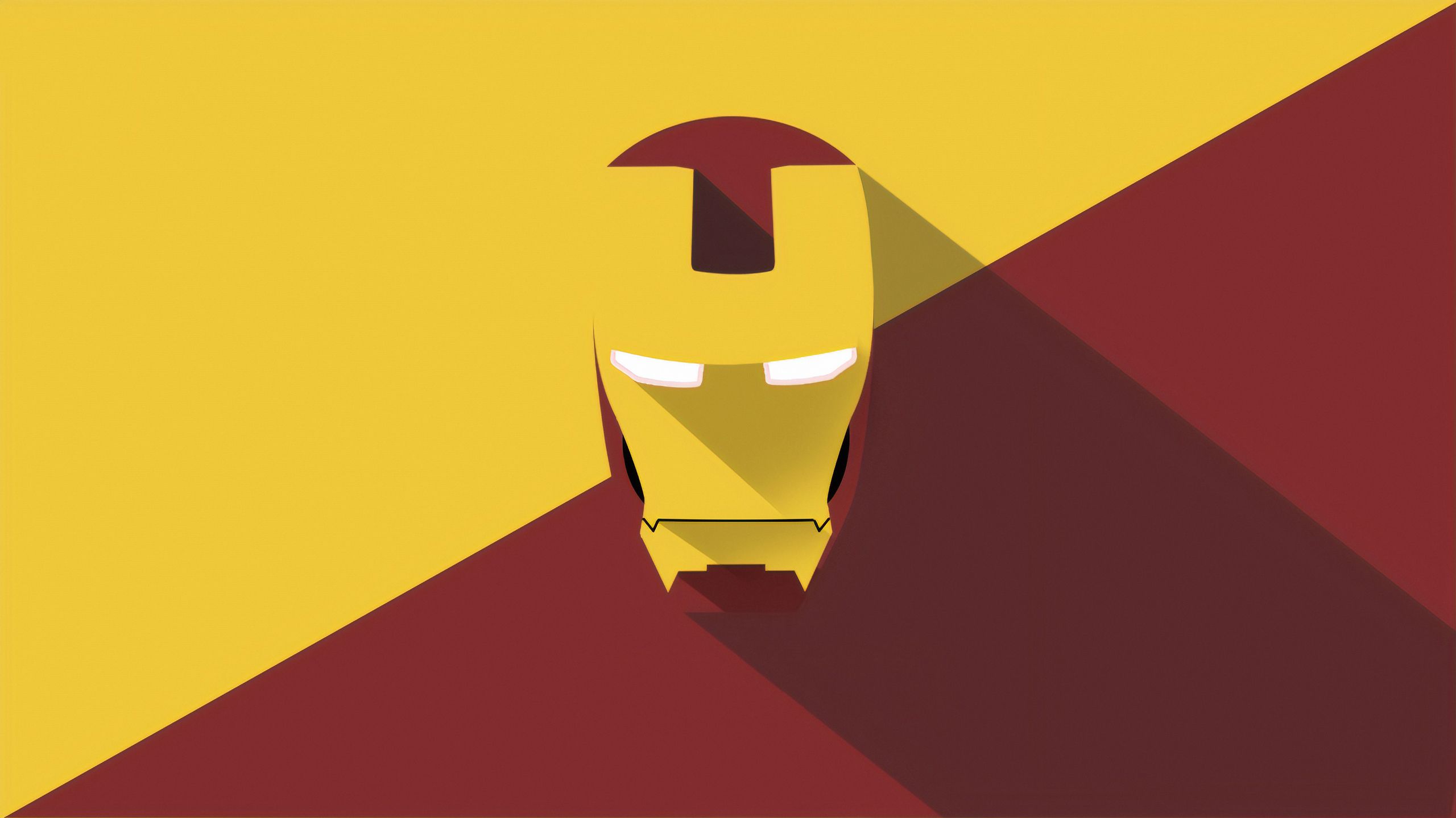 Iron Man Mask Minimal 2560x1080 Resolution Wallpaper, HD Minimalist 4K Wallpaper, Image, Photo and Background