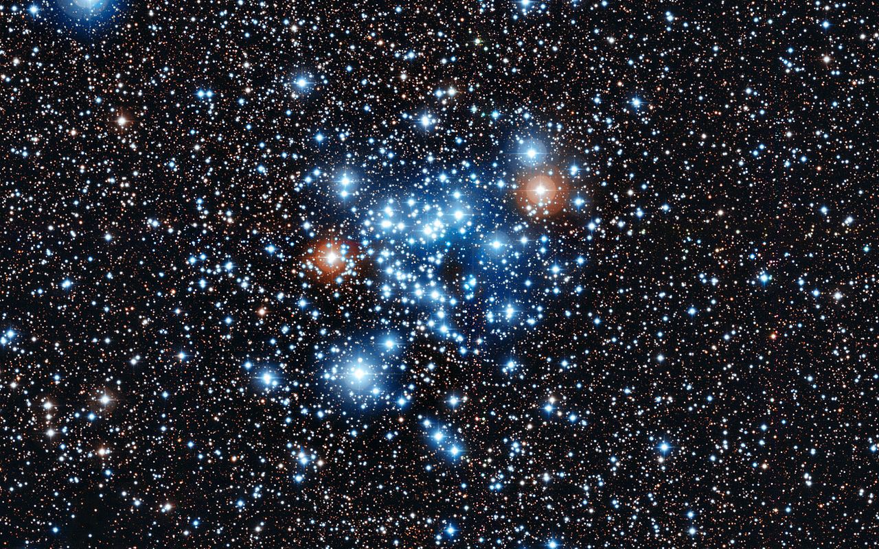 Wallpaper of the star cluster NGC