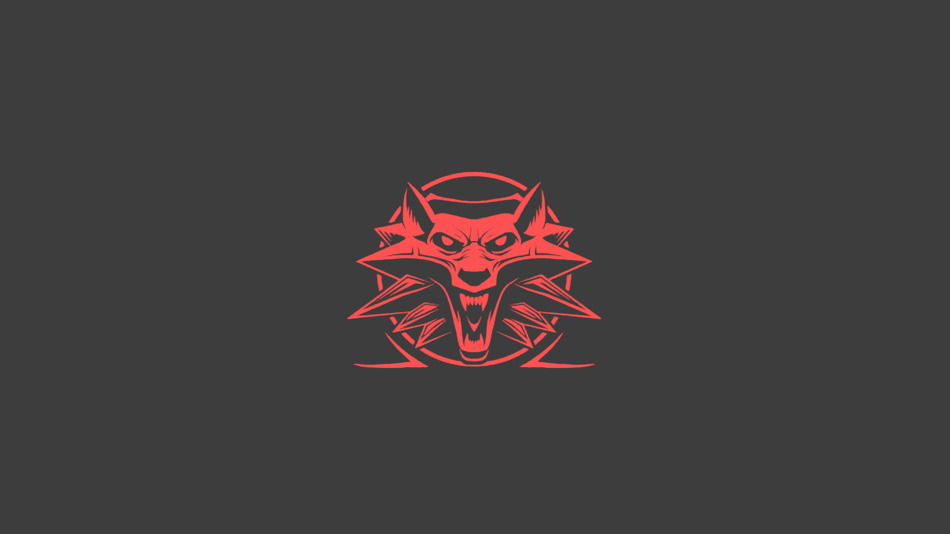 Minimalist Witcher Wallpaper 1920x1080