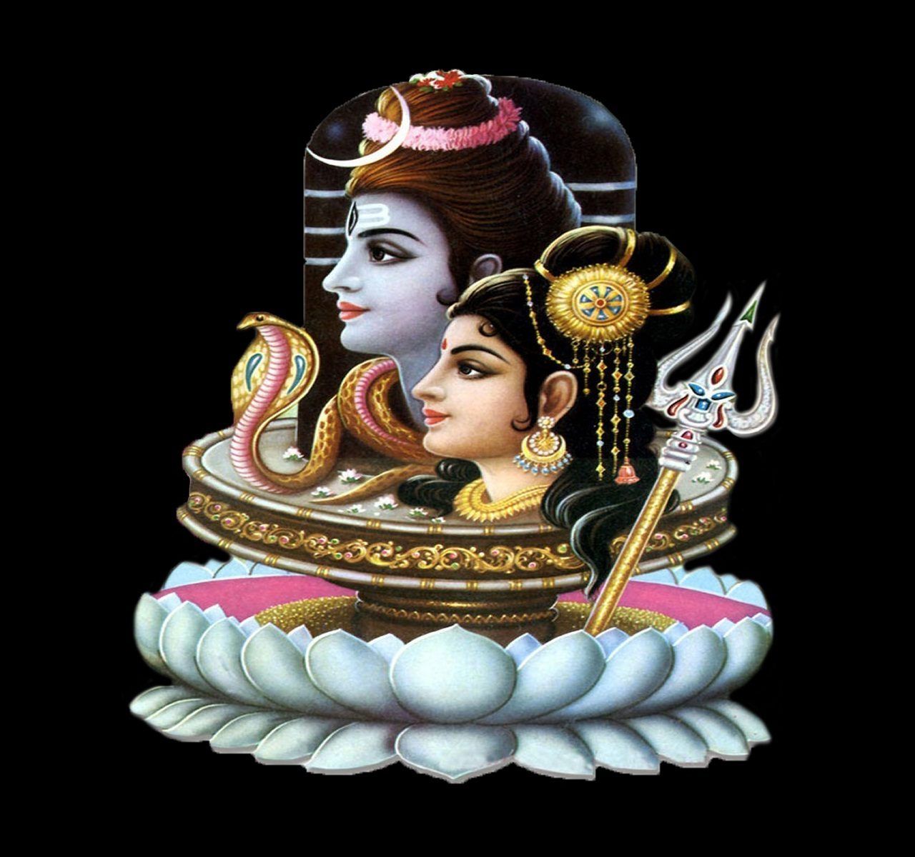 God Lord Shiva And Parvati Most Beautiful Wallpaper