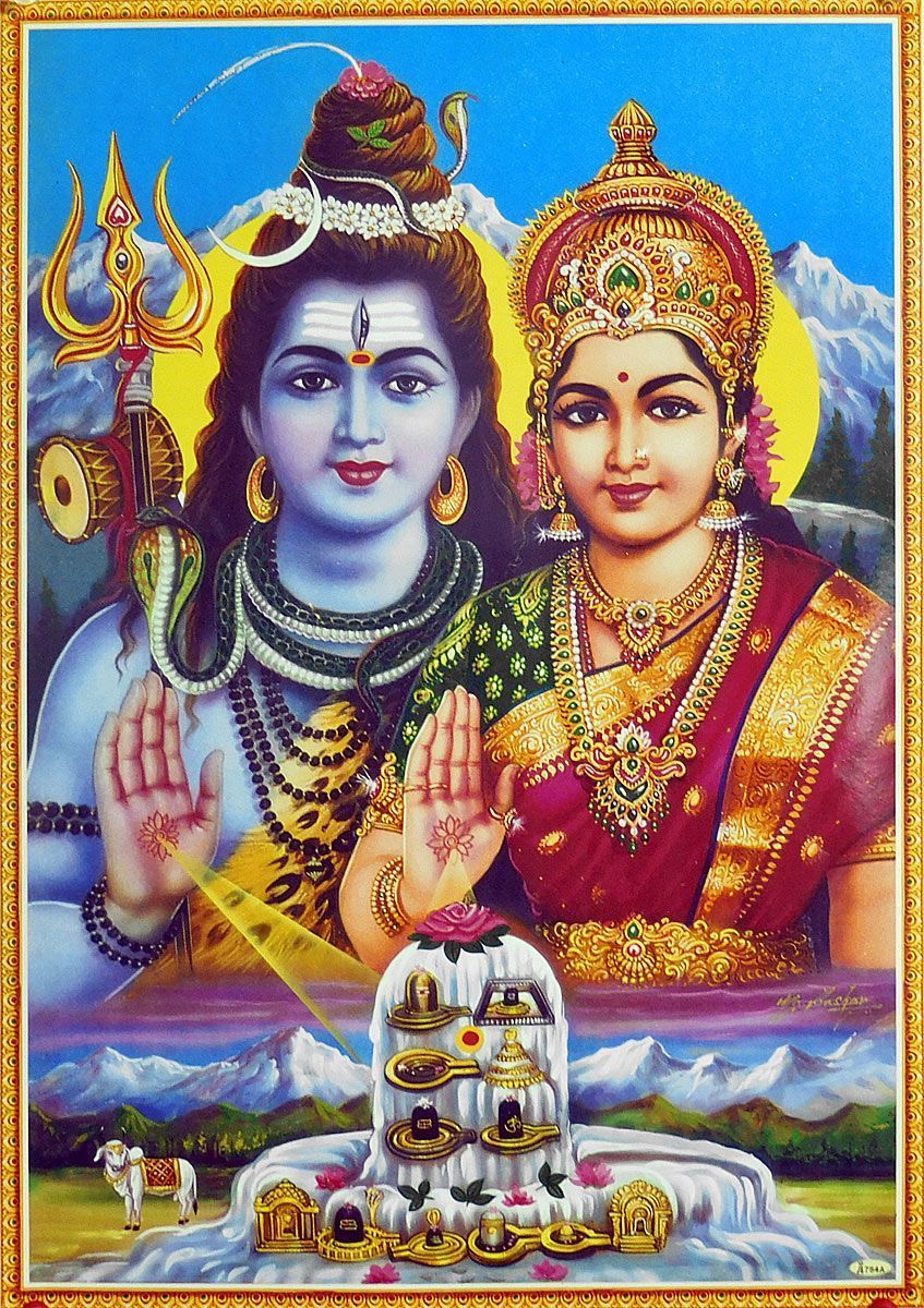 Shop Online Shiva, Parvati with 12 Jyotirlingas. Shiva, Lord shiva, Shiva hindu