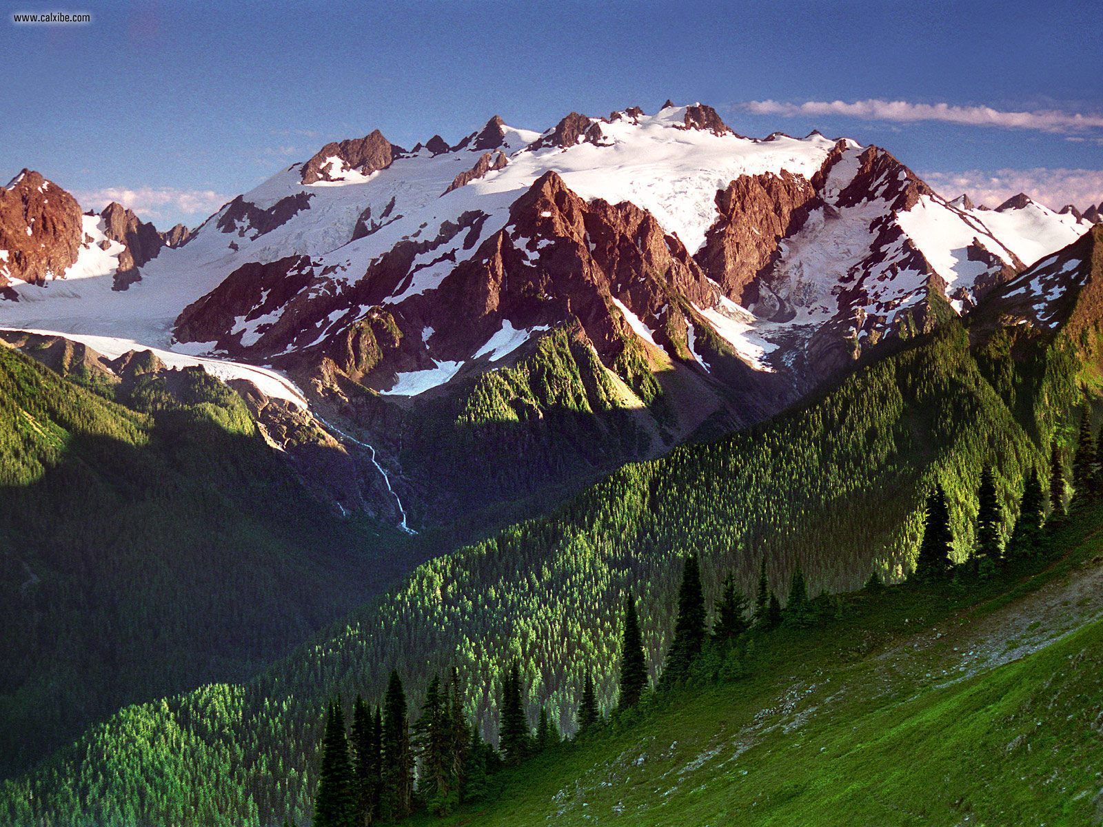 Nature: Throne Of Ice Mount Olympus Olympic National Park Washington, desktop wa