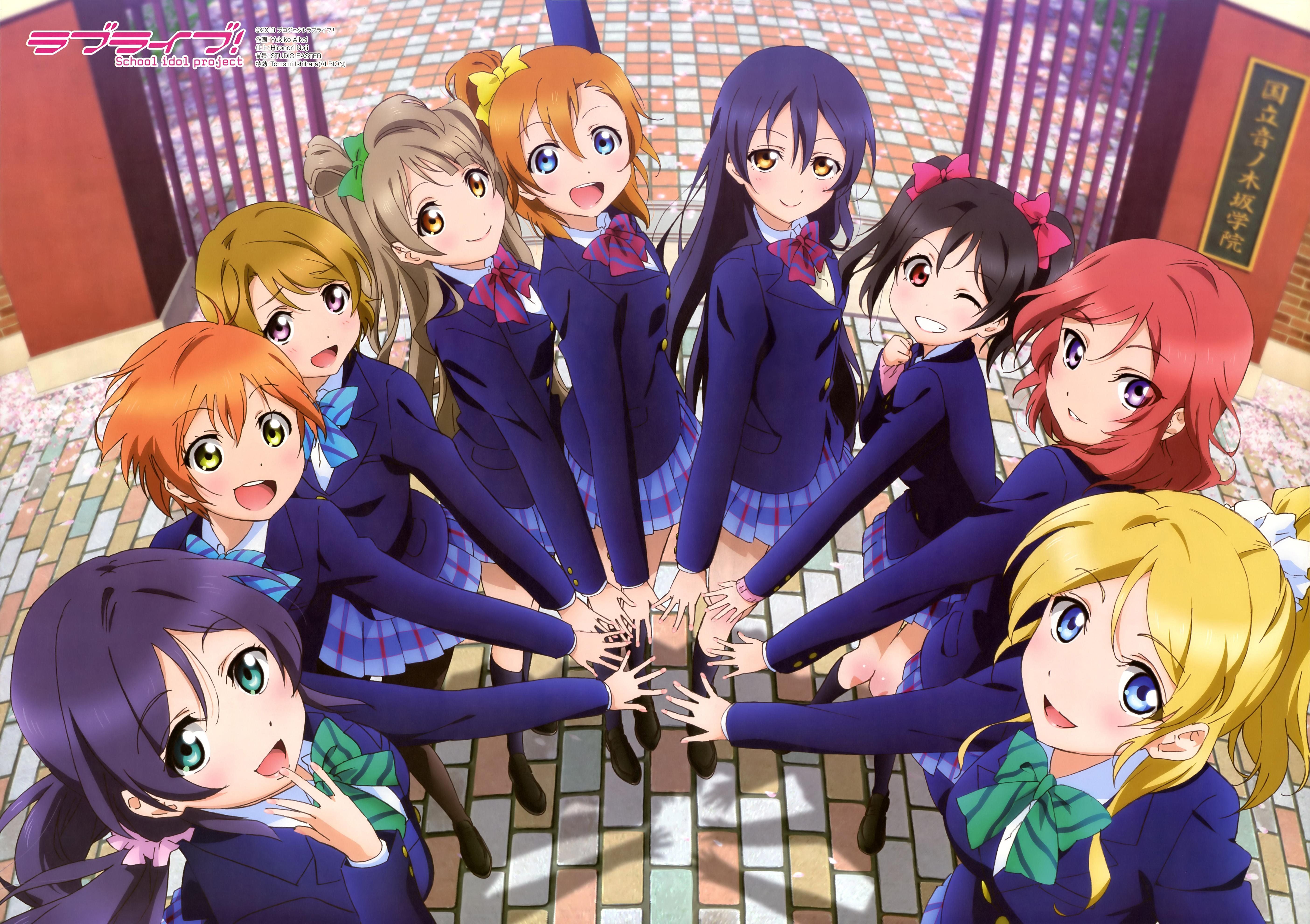 Love Live School Idol Project Anime Series Group Girls Live School Idol Project HD Wallpaper