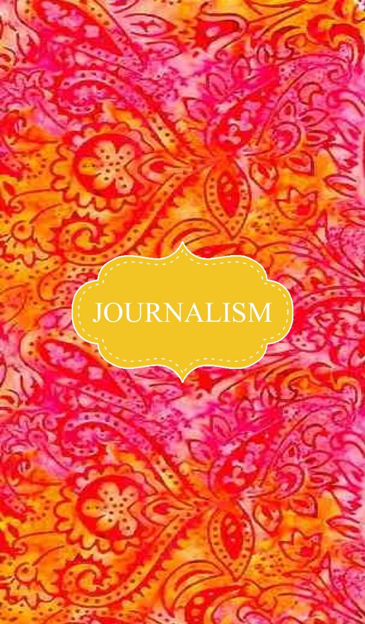 Journalism iPhone wallpaper. Binder covers, Monogram binder covers, iPhone wallpaper