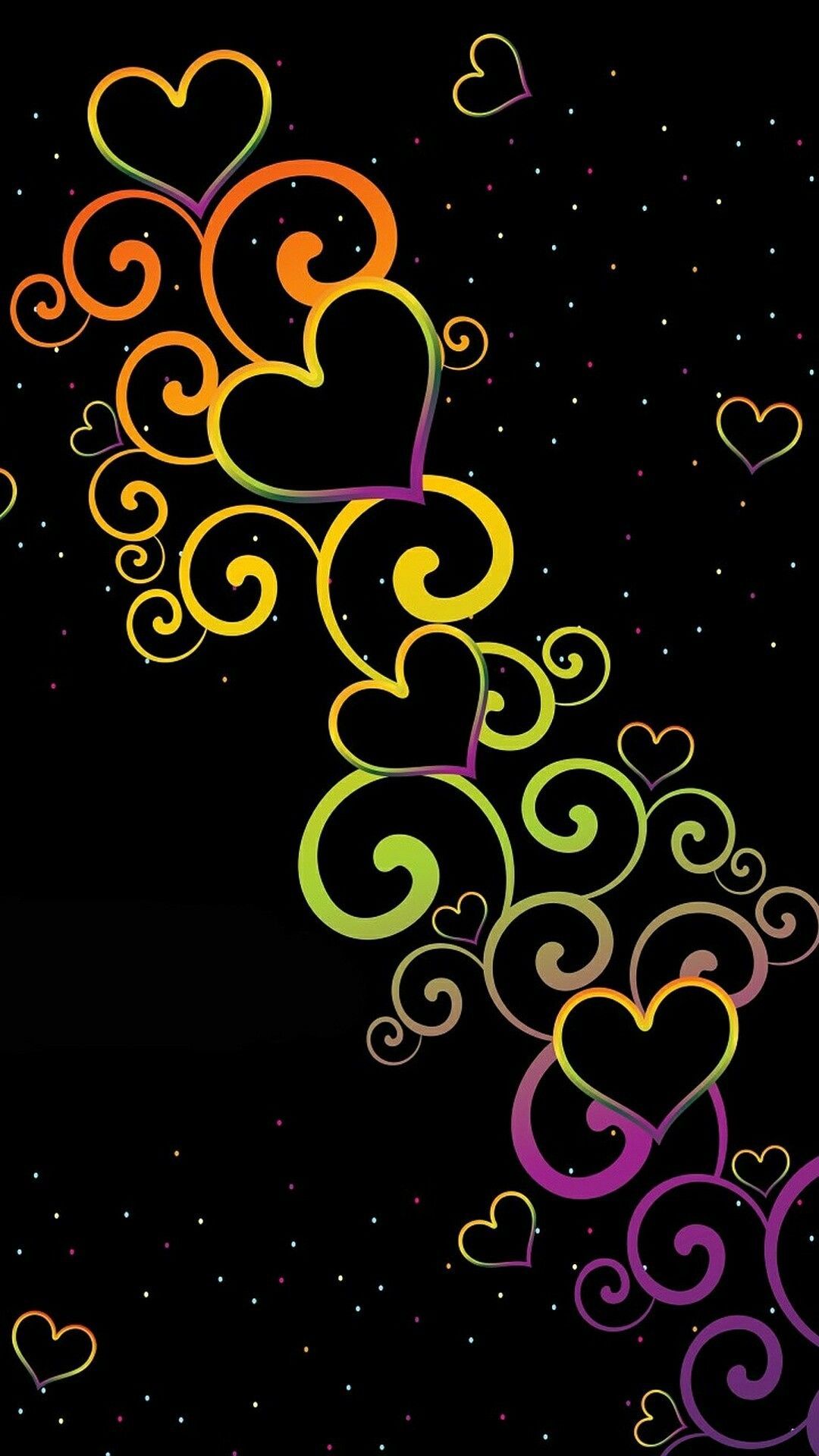 Rainbow Heart Wallpaper