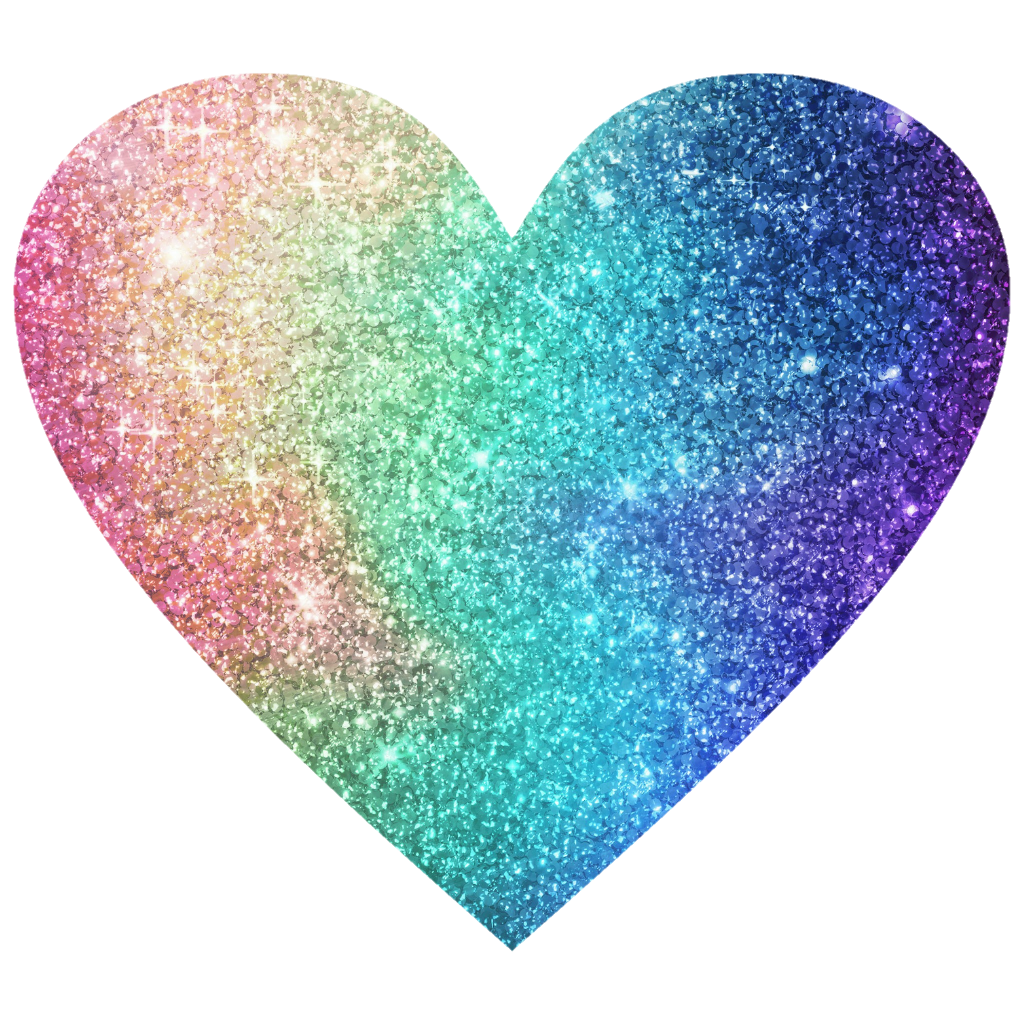 Rainbow Heart Background Png & Free Rainbow Heart Background.png Transparent Image