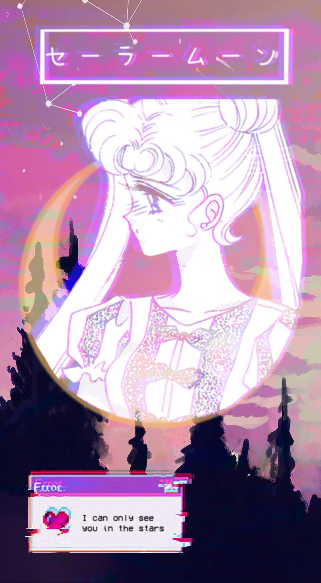 Sailor Moon Blurry Wallpaper Free HD Wallpaper