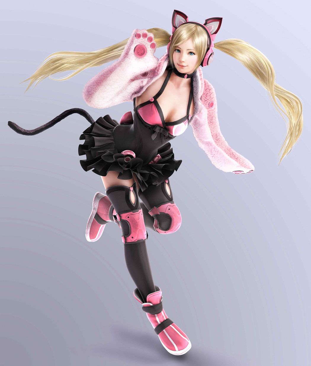 Lucky Chloe character artwork from Tekken 7: Fated Retribution #art #illustration #artwork #gaming #videogames #gamer. Tekken Girls characters, Cat girl