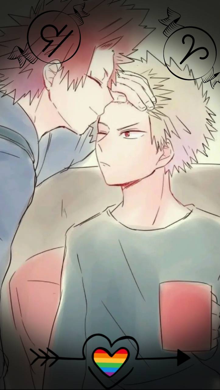 Kiri x Bakugou wallpaper