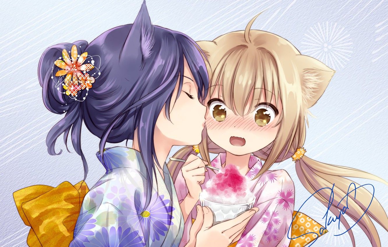 Anime Kiss Girl