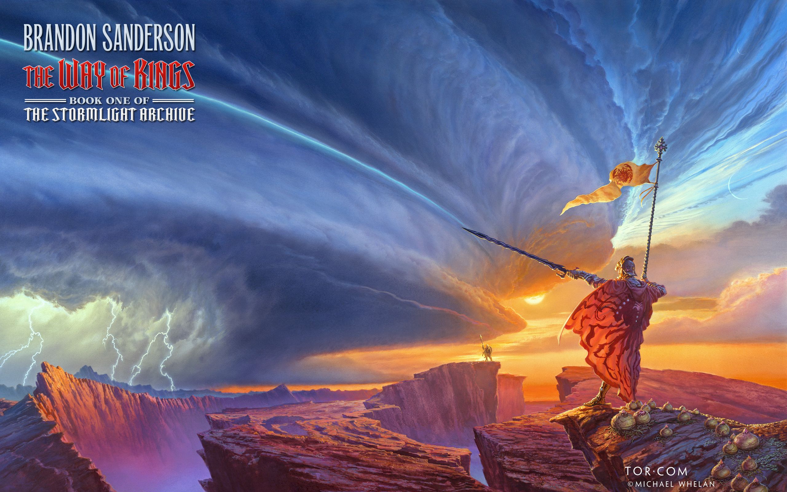 Download Wallpaper for Brandon Sanderson's The Way of Kings, Illustrated by Artist Michael Whelan