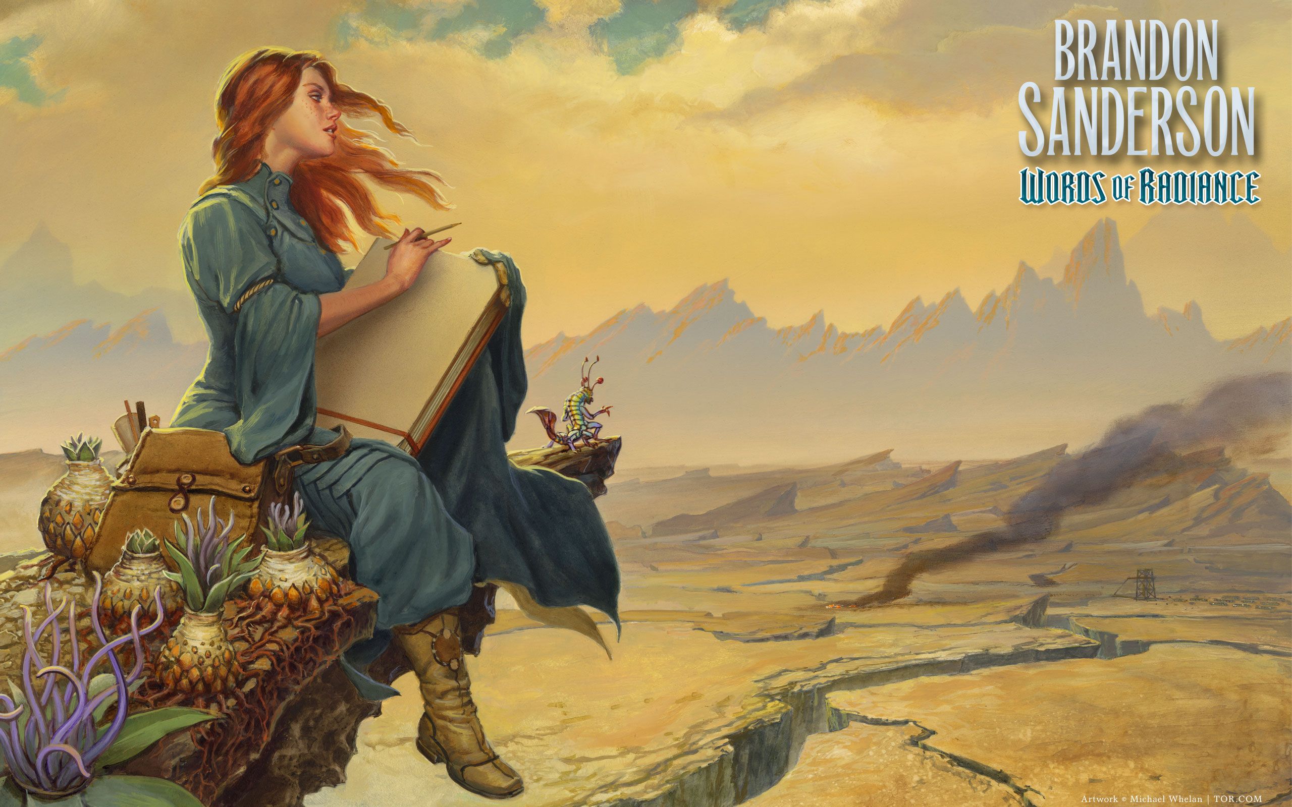 Download a Words of Radiance Wallpaper Featuring Shallan