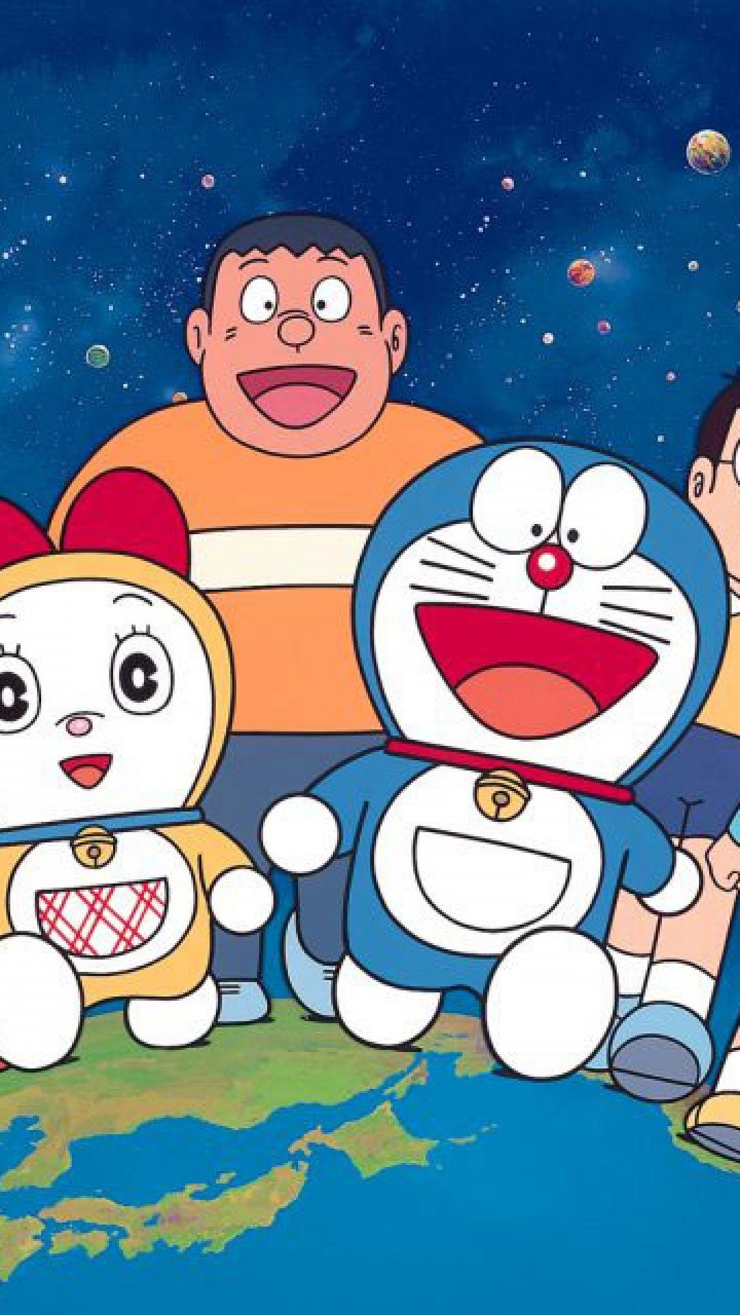 Doraemon Pink Wallpaper