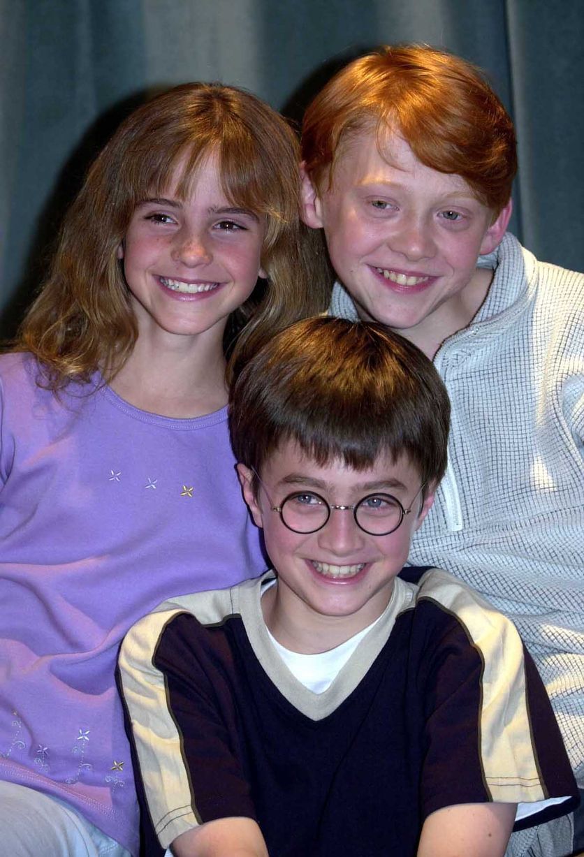 Emma Watson, Daniel Radcliffe And Rupert Grint Are Ron Weasley Harry Potter And Hermione Granger