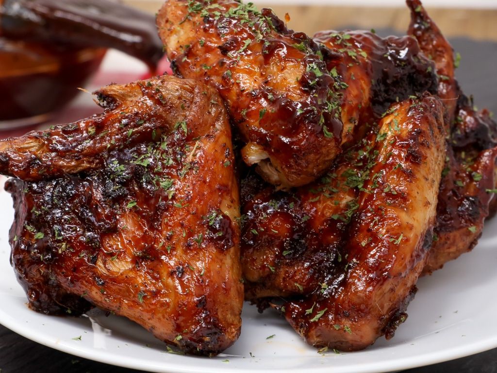 Air Fryer Honey BBQ Chicken Wings. Recipe. Bbq chicken wings, Bbq recipes, Honey bbq chicken wings