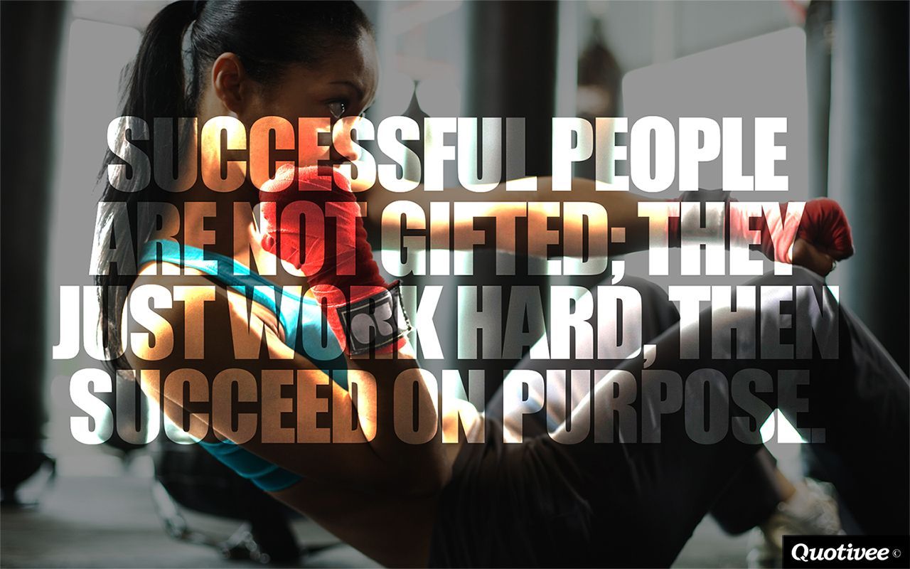Successful people are not gifted; they just work hard then succeed on purpose. Dedication quotes, Motivation, Motivational picture