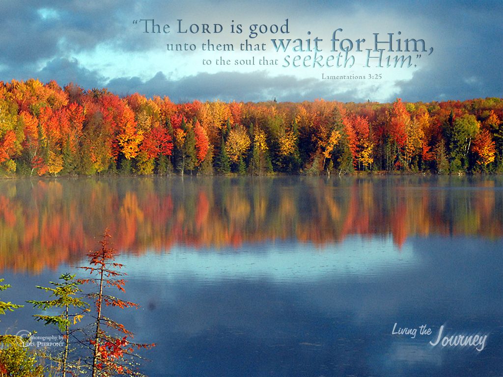 Fall Wallpaper with Scripture Verses